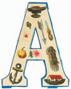 A: Amboss, Artischocke, Pfeil, Herz-Ass, Ahle, Apfel, Aster, Anker, Arche Noah, Spargel