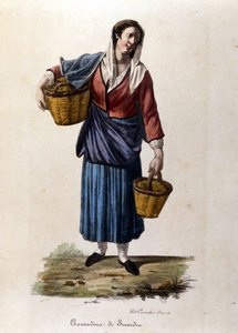 Ein Bauer aus der Stadt Scordia in Sizilien (Stich des 19. Jahrhunderts) von Unknown artist