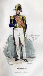 Französischer Admiral in „Histoire générale de la marine“ unter der Leitung von Mr. Van Tenac