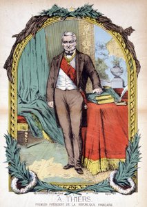 Adolphe Thiers (1797-1877), französischer Politiker, Journalist und Historiker.
