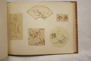 Album mit Skizzen und Zeichnungen