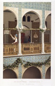 Algerische maurische Architektur - in „Algerie: Geschichte, Eroberung und Kolonisation“ von Firmin Didot