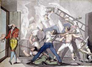 Allegorie des Malers. Gravur aus dem 19. Jahrhundert von Unknown artist
