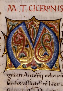 Alphabet: miniaturisierter Buchstabe M