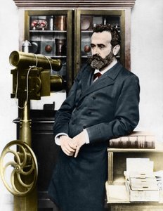 Alphonse Bertillon (1853-1914), französischer Kriminologe, der die Anthropometrie entwickelte von Unknown artist