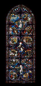 Ambulatoriumfenster (Buntglas) von Unknown artist