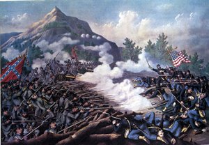 Amerikanischer Bürgerkrieg (1861 - 1865): Schlacht von Kennesaw Mountain (Georgia) am 27. Juni