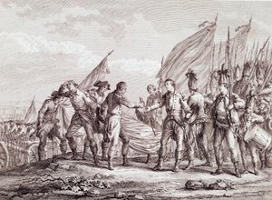 Amerikanischer Unabhängigkeitskrieg: Kapitulation von General Burgoyne in Saratoga