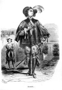 Aramis - in „Die drei Musketiere“ von Alexandre Dumas von Unknown artist