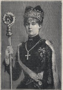 Erzherzogin Margarethe Klementine von Österreich - Gravur von 1892