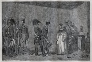 Verhaftung der Herzogin von Berry (1798-1870 Marie-Caroline de Bourbon-Sicily) in Nantes am 7. November von Unknown artist