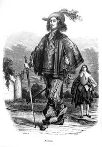 Athos - in „Die drei Musketiere“ von Alexandre Dumas Père. von Unknown artist