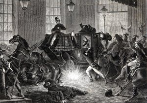 Attentat von Felice Orsini auf Napoleon III am 01.01.1858 - in „L