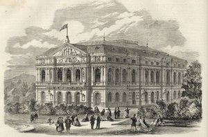 Baden-Baden, Deutschland - Das Badentheater - 1867 von Unknown artist