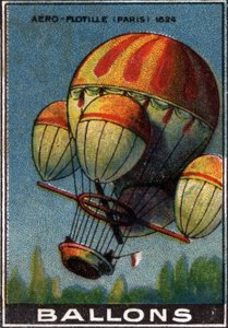 Ballons der Aero-Flottille von Paris von Unknown Artist