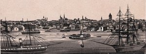 Baltimore, Vereinigte Staaten: Gesamtansicht. in „Die Welt illustriert 168 Ansichten“. Undatiert (spätes 19. Jahrhundert)