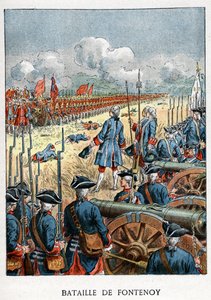Schlacht von Fontenoy von Unknown artist