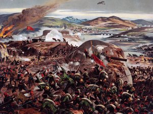 Schlacht von Kirk Kilisse (Lozengrad-Schlacht) Türkei, 24. Oktober von Unknown Artist