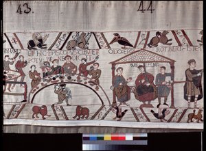 Bayeux-Tapete, bekannt als Stickerei der Königin Mathilde