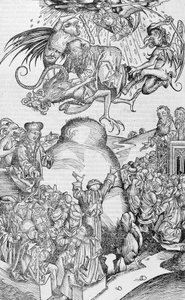 Glauben und Aberglauben. In „Nürnberger Chroniken“ von Unknown artist