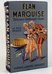 Produktbox „Flan Marquise: Köstliche süße Nachspeise“, n.d. 19. Jahrhundert von Unknown artist