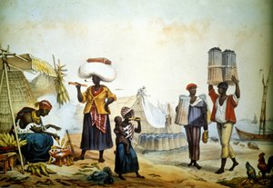 Brasilien, Straßenverkäufer von Kohle und Erz von Unknown artist