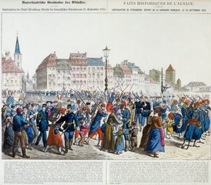 Kapitulation von Straßburg und Abzug der französischen Garnison, 28. September 1870