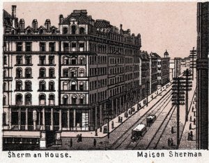 Chicago, Vereinigte Staaten: Blick auf das Sherman House