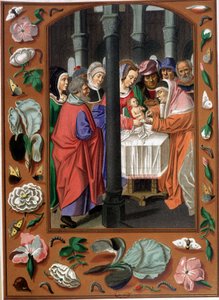 Beschneidung Christi, nach flämischer Beleuchtung um 1500 von Unknown artist