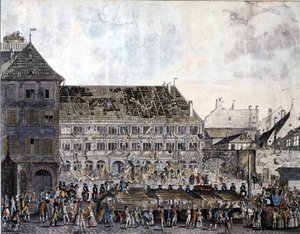 Erstürmung und Plünderung des Rathauses von Straßburg, 21. Juli 1789