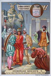 Eroberung Mexikos: Cortes verhaftet den König Montezuma II
