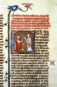 Konzil von Chalcedon, 451 - Miniatur des Mittelalters (Ref. 365, 428r). Bibliothek von Toulouse (Tel.: 05 62 27 66 66) von Unknown artist