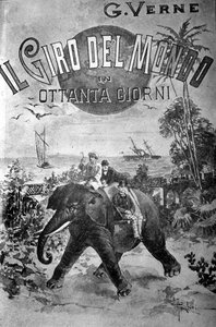 Umschlag von Le Tour du monde en 80 jours von Jules Verne (1828 - 1905) von Unknown artist
