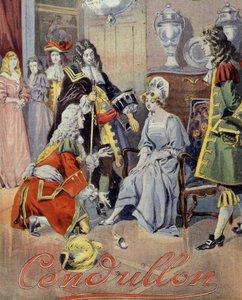 Titelblatt von „Aschenputtel“, Märchen von Perrault (Schuhprobe) von Unknown artist