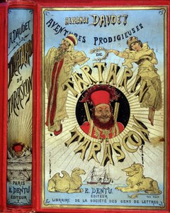 Cover von Daudets „Die wunderbaren Abenteuer des Tartarin de Tarascon“.