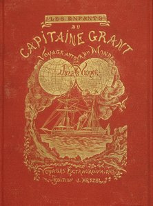 Cover von Jules Vernes Buch „Die Kinder des Kapitän Grant“, ed. Hetzel von Unknown artist
