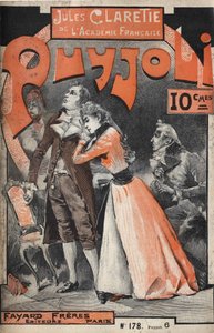 Cover des Romans „Puyjoli“ (1890) von Jules CLARETIE (1840-1913).