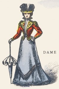 D: Dame von Unknown artist