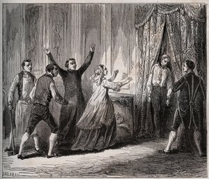 Tod des Prinzen von Condé (Louis VI Henri de Bourbon Condé) von Unknown artist
