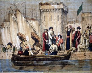 Abfahrt der Mauren aus Algier von Unknown artist