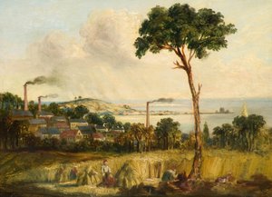 Dundee vom Balgay Hill, um 1824 von Unknown artist
