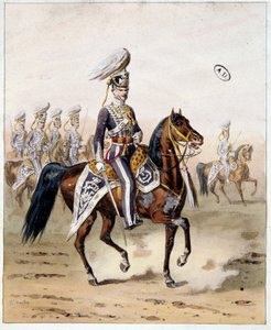 Englische Armee in Indien: Kavallerie von Madras von Unknown artist