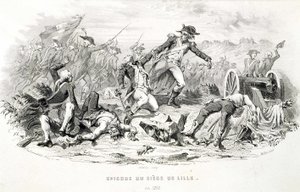 Episode der Belagerung von Lille 1792 - in „Fastes de Gardes nationales de France“ von Unknown artist