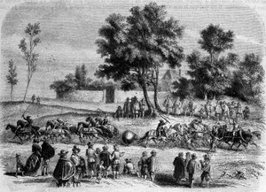 Experiment von Otto von Guericke (Otto de Guericke) von Unknown artist