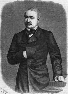 Ferdinand de Lesseps (1805-1894), französischer Diplomat und Verwalter. von Unknown artist