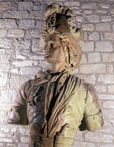 Figur eines Freibeuters aus dem 17. Jahrhundert, bewahrt im Museum von Saint Malo