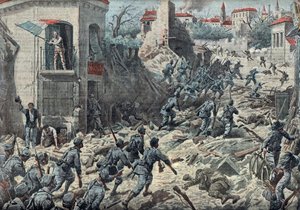 Erster Weltkrieg: Die Schlacht von Gorizia am 9. - 10. August von Unknown Artist