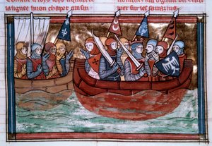 Erster Kreuzzug: Gottfried von Bouillon und die Kreuzfahrer segeln ins Heilige Land