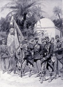 Fremdenlegionssoldaten in Uniform. 1878. von Unknown artist