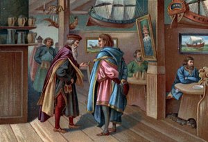 Ehemalige Einkaufszentren: Lübecks Kammer der Navigatoren im 17. Jahrhundert.